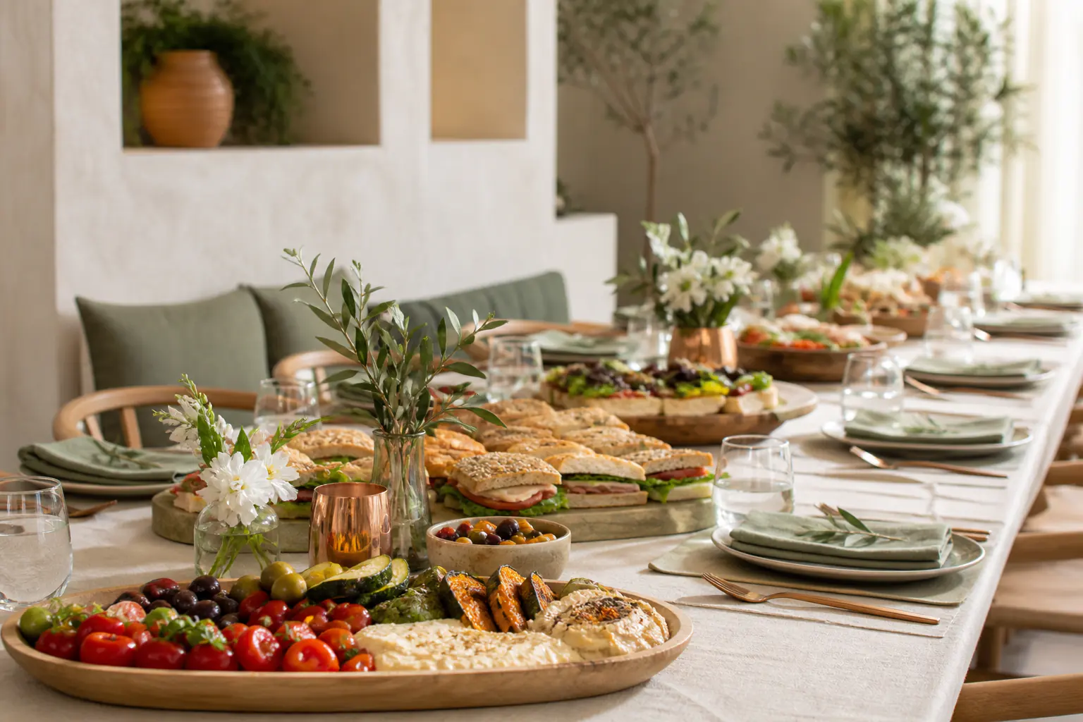 Stijlvolle cateringtafel van DELIXA